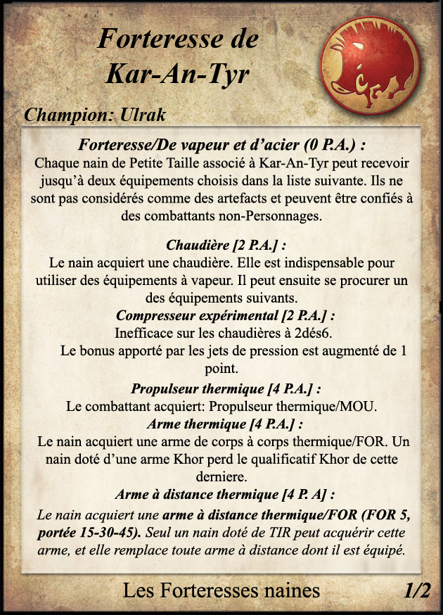 Kar-An-Tyr (Forteresse de Vapeur)